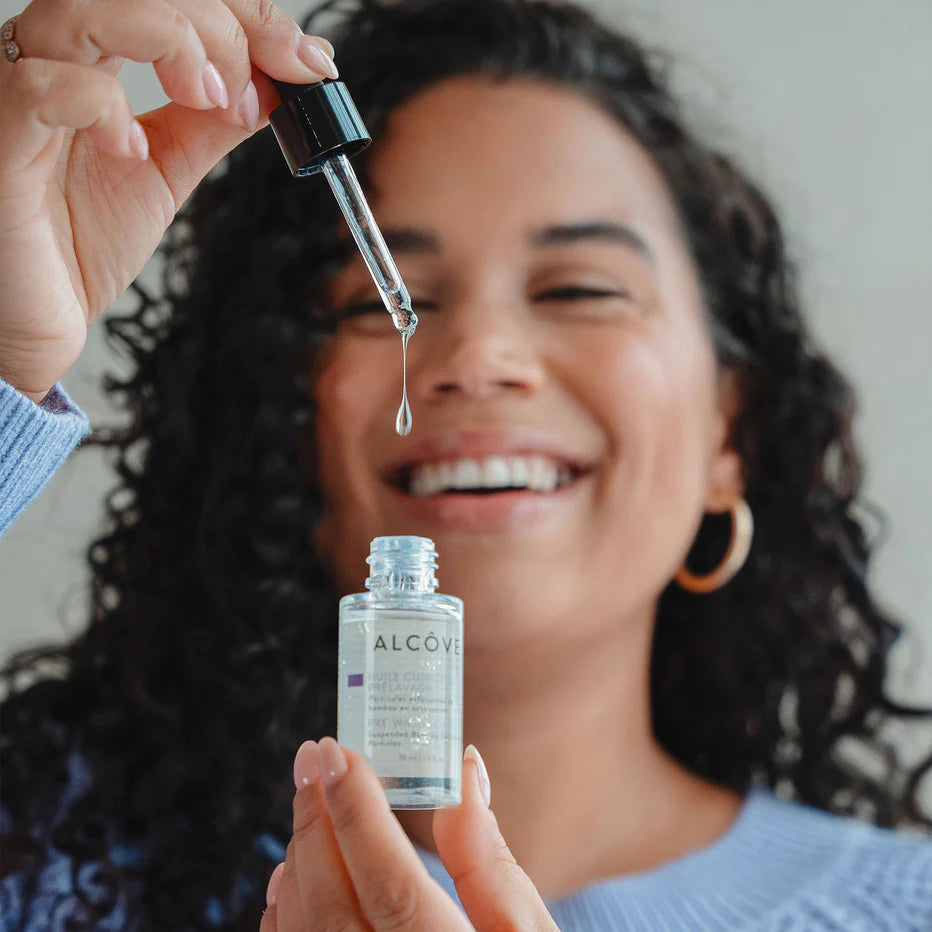 Aceite para el cuero cabelludo prelavado Alcove