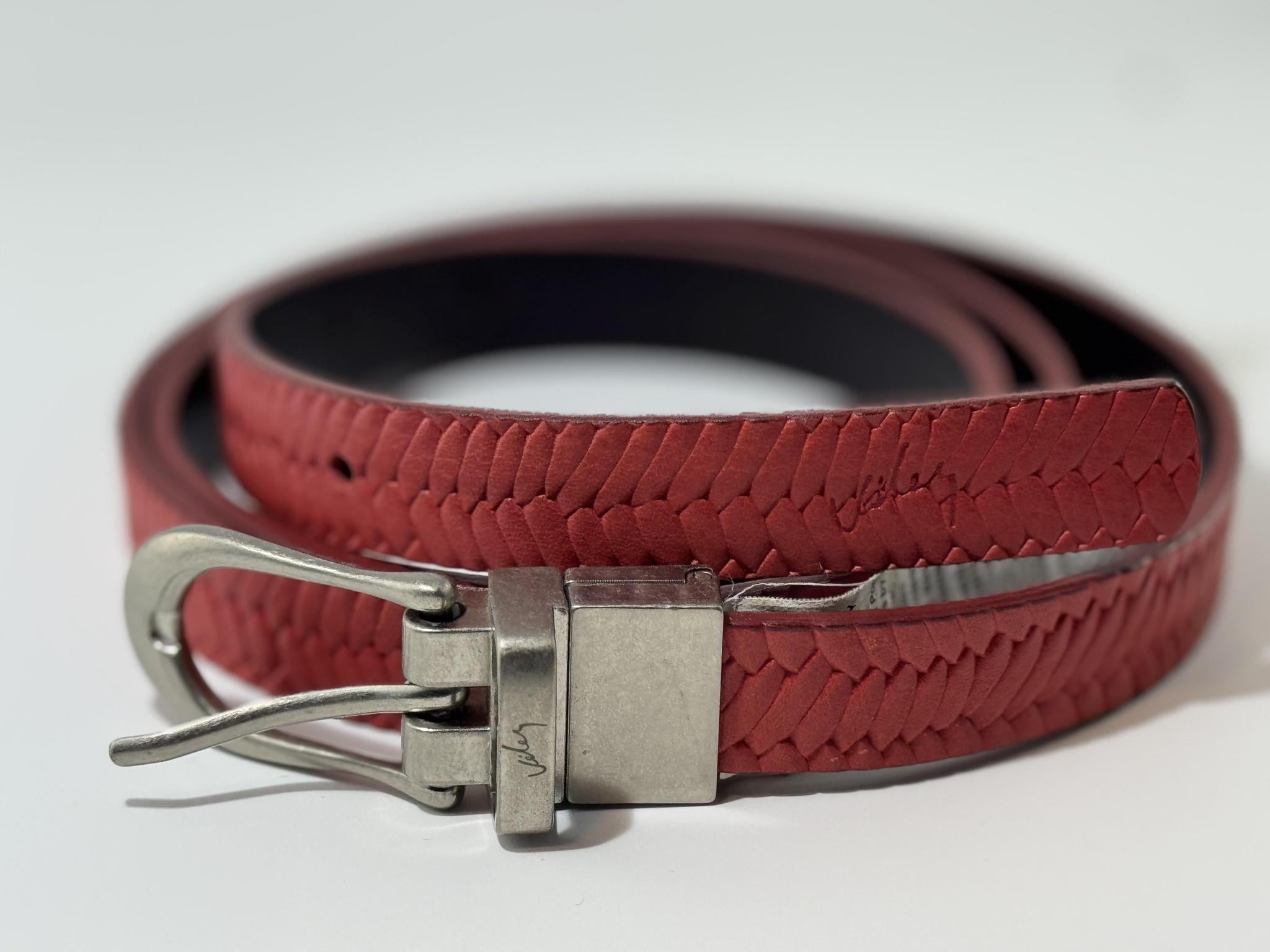 Velez Red Reversible Belt